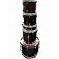 Used CODA Drums 4 Piece Drum set Maroon Drum Kit