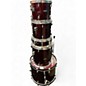 Used CODA Drums 4 Piece Drum set Maroon Drum Kit