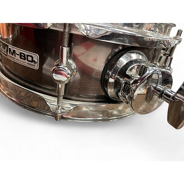 Used Pearl 10in m80 Snare Chrome Silver  Drum
