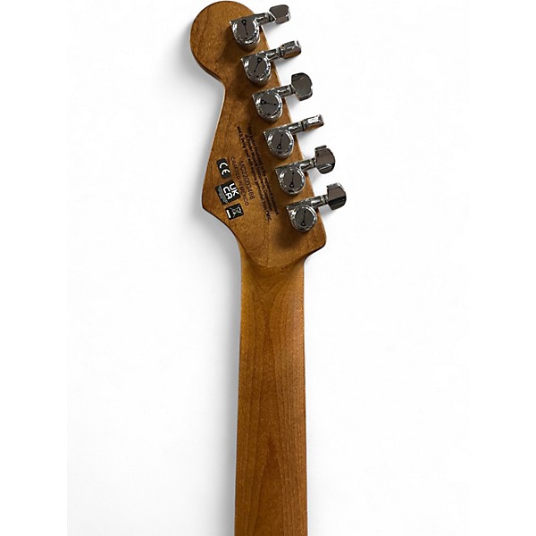 Used Charvel DK24 HH 2PT CM Blue Solid Body Electric Guitar