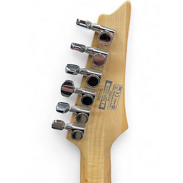 Used Ibanez RG120 Left Handed BLACK Electric Guitar