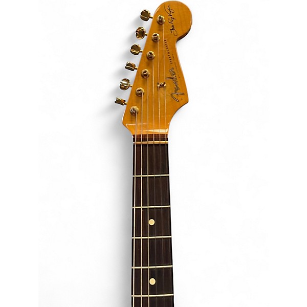 Used Fender SRV Stratocaster Sunburst Solid Body Electric Guitar