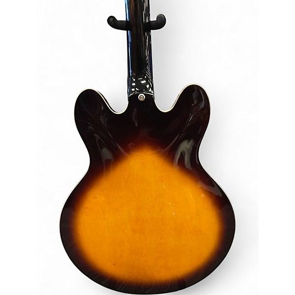 Used Epiphone ES335 Dot Deluxe Sunburst Hollow Body Electric Guitar