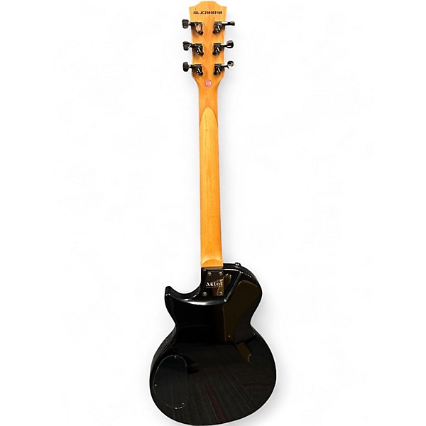 Used Aklot SINGLECUT Black Solid Body Electric Guitar