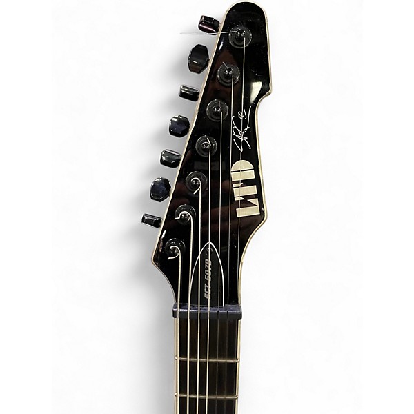 Used ESP LTD SCT607B Stephen Carpenter Signature 7 String Black Solid Body Electric Guitar