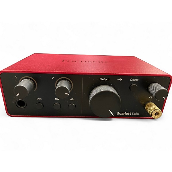 Used Focusrite SOLO Gen 4 Audio Interface
