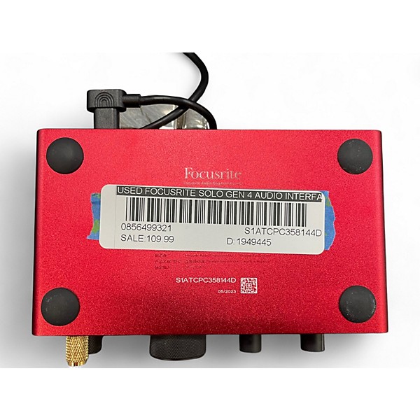 Used Focusrite SOLO Gen 4 Audio Interface