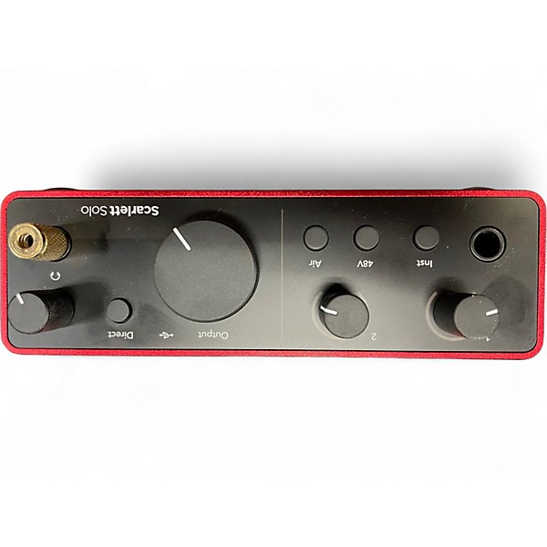 Used Focusrite SOLO Gen 4 Audio Interface