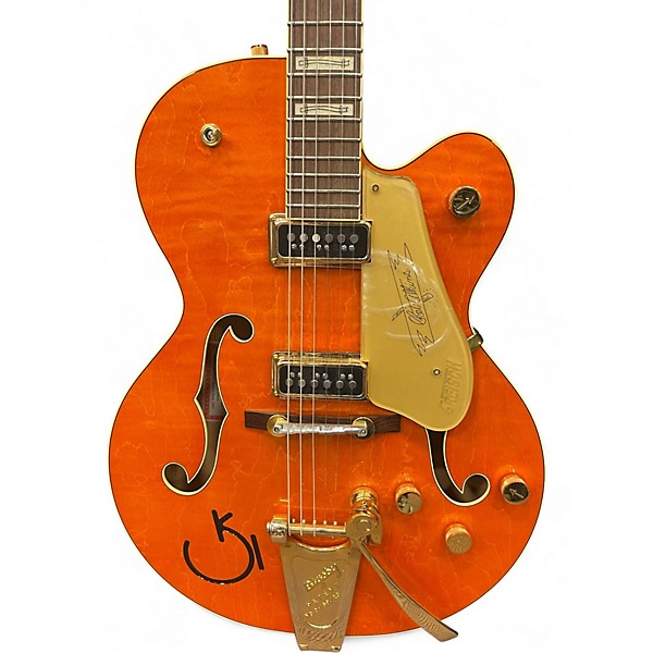 Used Gretsch Guitars G6120T-55VS Orange Hollow Body Electric Guitar