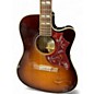 Used Epiphone HUMMINGBIRD PERFORMER PRO 3 Color Sunburst Acoustic Electric Guitar