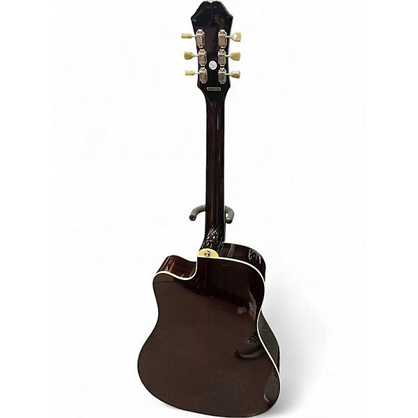 Used Epiphone HUMMINGBIRD PERFORMER PRO 3 Color Sunburst Acoustic Electric Guitar