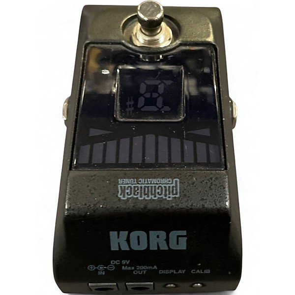 Used KORG PB01 Pitchblack Chromatic Tuner Pedal