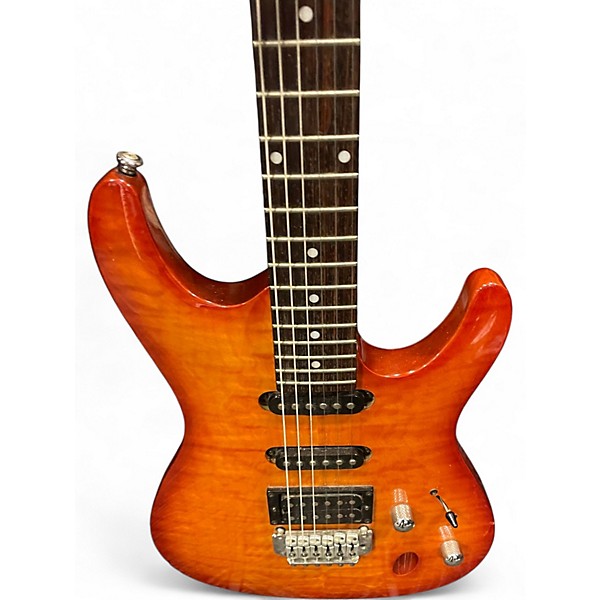 Used Ibanez SA260FM SA Series quilted maple Solid Body Electric Guitar