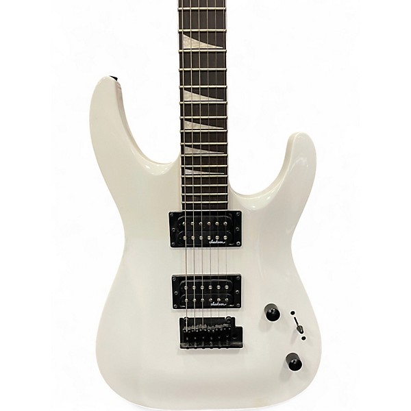 Used Jackson JS22 Dinky Snow White Solid Body Electric Guitar