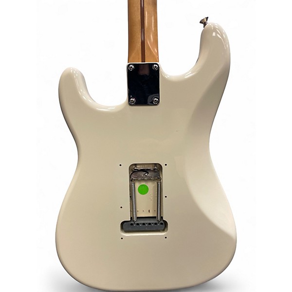 Used Fender Player Stratocaster Olympic White Solid Body Electric Guitar
