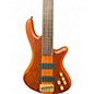 Used Schecter Guitar Research Stiletto Studio 5 String Fretless Honey Satin Electric Bass Guitar