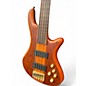Used Schecter Guitar Research Stiletto Studio 5 String Fretless Honey Satin Electric Bass Guitar