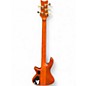 Used Schecter Guitar Research Stiletto Studio 5 String Fretless Honey Satin Electric Bass Guitar