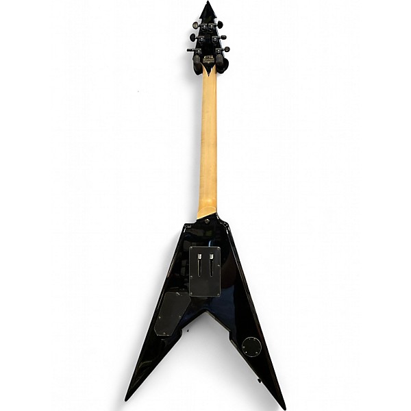 Used Wylde Audio Viking V Black with Silver Pinstripes Solid Body Electric Guitar