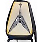 Used Wylde Audio Viking V Black with Silver Pinstripes Solid Body Electric Guitar