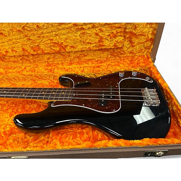 Used Fender AMERICAN VINTAGE II 1960 PRECISION BLACK Electric Bass Guitar