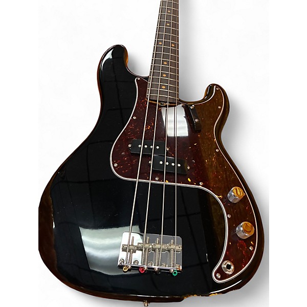 Used Fender AMERICAN VINTAGE II 1960 PRECISION BLACK Electric Bass Guitar