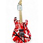 Used 2004 Charvel Made in USA EVH Art Series Red and White Solid Body Electric Guitar thumbnail