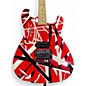 Used 2004 Charvel Made in USA EVH Art Series Red and White Solid Body Electric Guitar