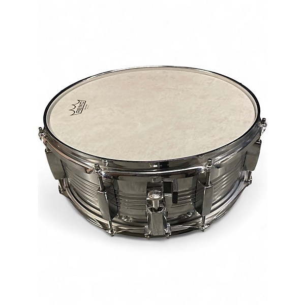 Used Groove Percussion 6X14 SNARE Silver Drum
