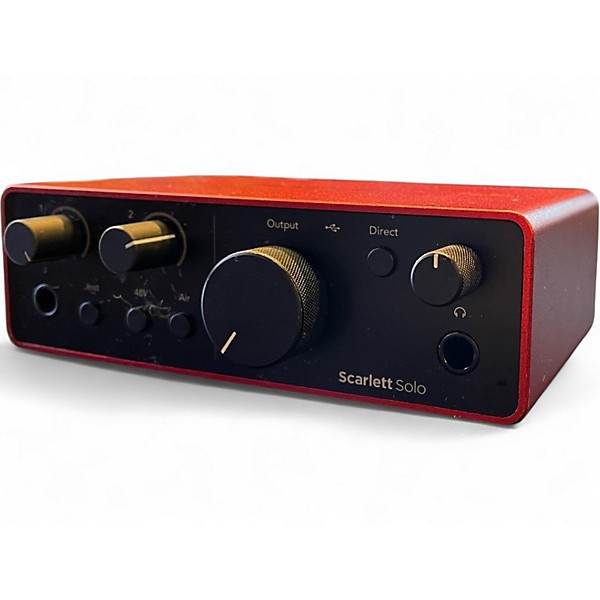 Used Focusrite Scarlett Solo Gen 4 Audio Interface