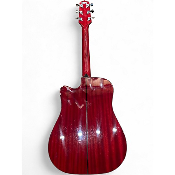 Used Takamine GD30CE Wine Red Acoustic Electric Guitar