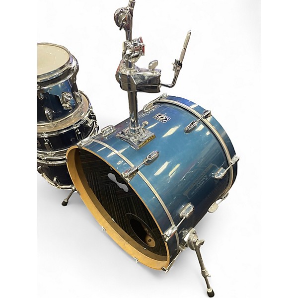 Used Premier 4 Piece CABRIA DRUM SET Blue Drum Kit