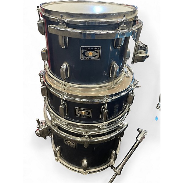 Used Premier 4 Piece CABRIA DRUM SET Blue Drum Kit