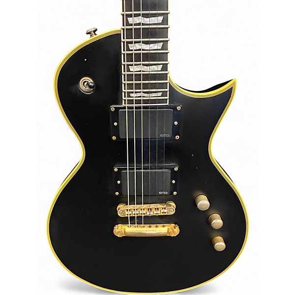Used ESP LTD EC1000 Deluxe Black Solid Body Electric Guitar