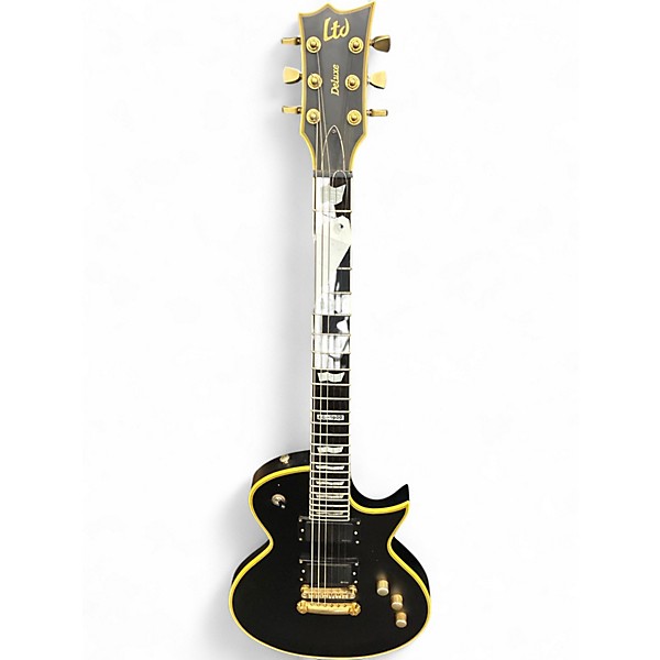 Used ESP LTD EC1000 Deluxe Black Solid Body Electric Guitar