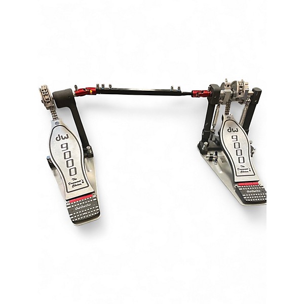 Used DW 9000 Series Double Double Bass Drum Pedal