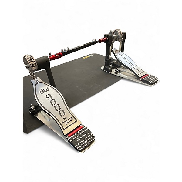 Used DW 9000 Series Double Double Bass Drum Pedal