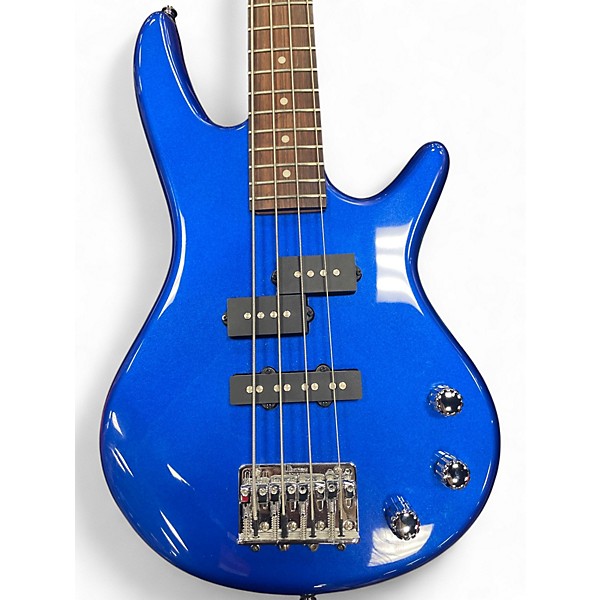 Used Ibanez GSRM20 Mikro Short Scale Blue Electric Bass Guitar