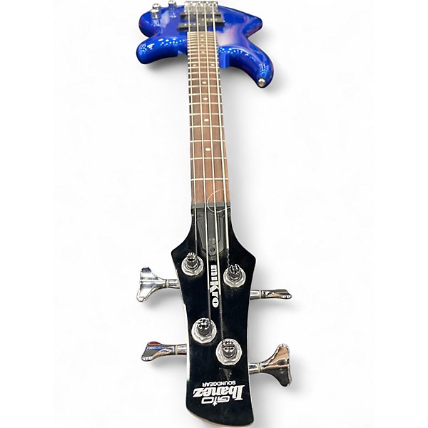 Used Ibanez GSRM20 Mikro Short Scale Blue Electric Bass Guitar