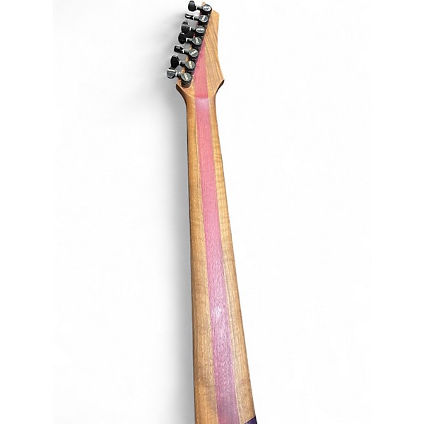 Used Kiesel Neckthrough Aries Multiscale Purple Solid Body Electric Guitar