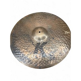 Used Zildjian 21in K custom organic ride Cymbal