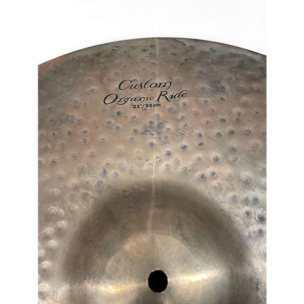 Used Zildjian 21in K custom organic ride Cymbal