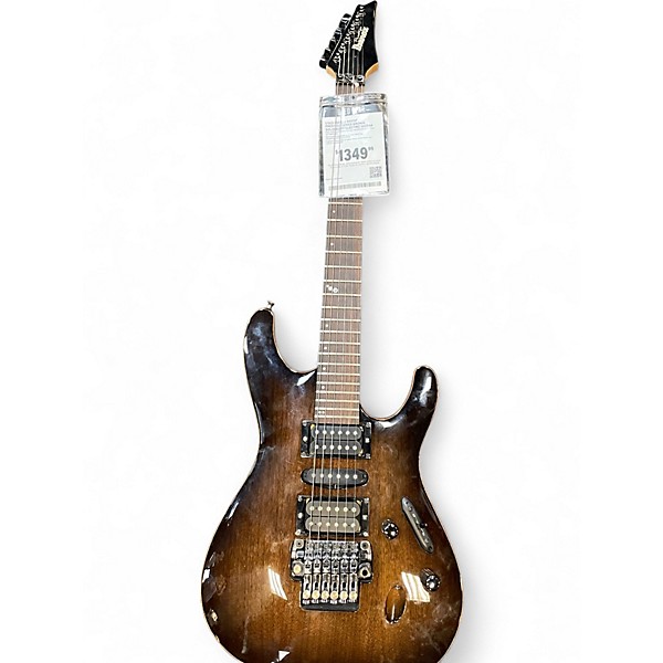 Used Ibanez S5470F Prestige Series Brown Solid Body Electric Guitar