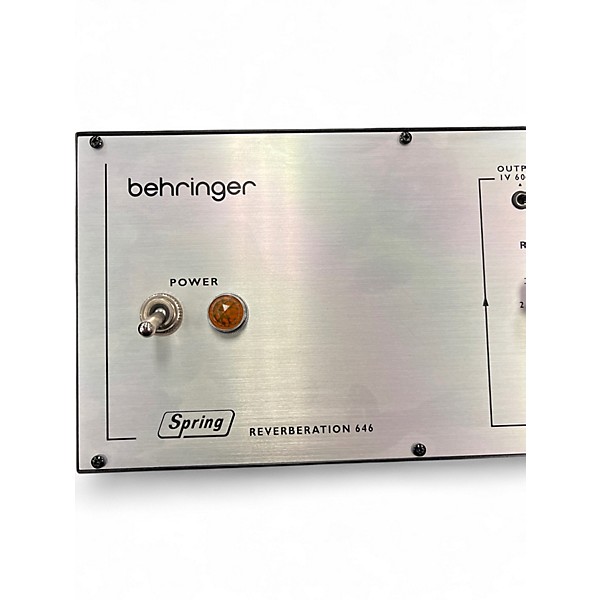 Used Behringer REVERBRATION 646 Effects Processor