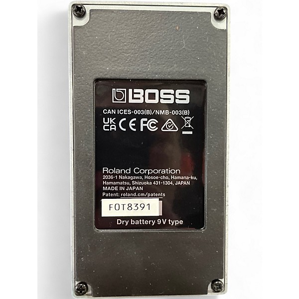 Used BOSS CE2W Waza Craft Chorus Effect Pedal