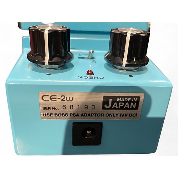 Used BOSS CE2W Waza Craft Chorus Effect Pedal