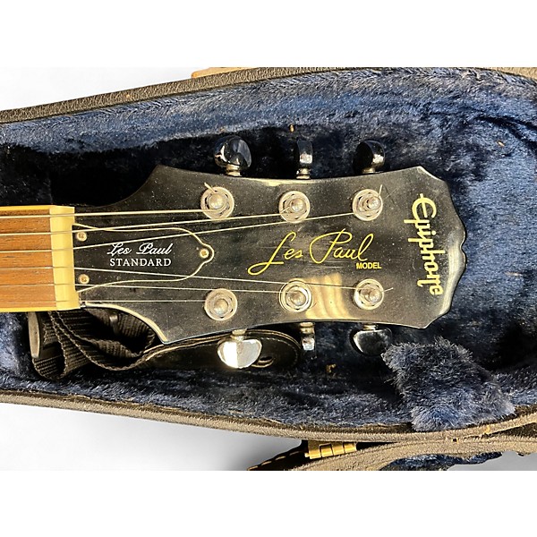 Used Epiphone Les Paul Standard Black Solid Body Electric Guitar