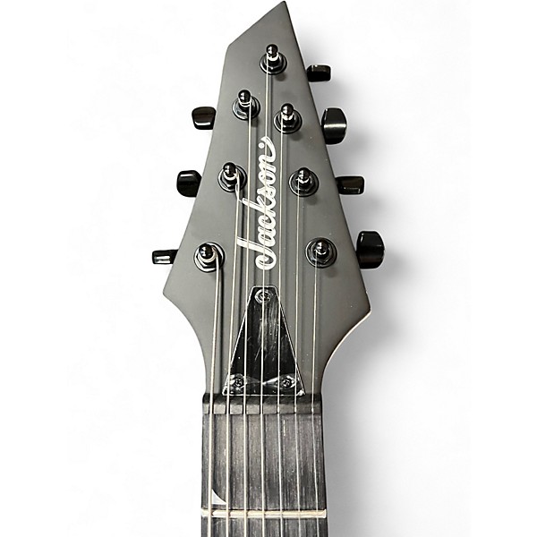 Used Jackson JS22 7 King V Black Solid Body Electric Guitar