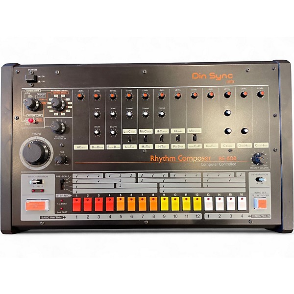 Used Din Sync RE-808 Drum Machine