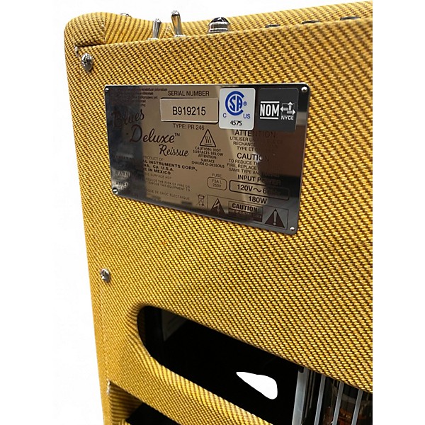 Used Fender Blues Deluxe Reissue 40W 1x12 Tweed Tube Guitar Combo Amp